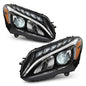 Solid Spare LED Headlights Left+Right Side Fit For 2015-2018 Mercedes Benz C-Class W205 C300