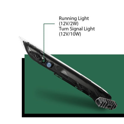 Solid Spare LED DRL Fog Light Daytime Running Lamp Right Fit For 15-18 Porsche Cayenne 958
