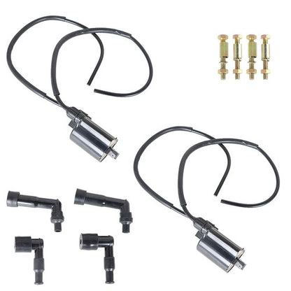 Solid Spare New For Kawasaki Vulcan 1500 1997-2008 Complete Ignition Coil Wire Cap Kit