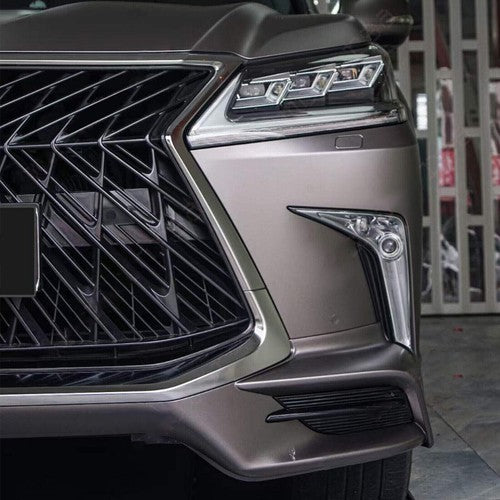 For 2016-2021 Lexus LX570 Luxury Grill Front Upper Grille Chrome Black NEW Style