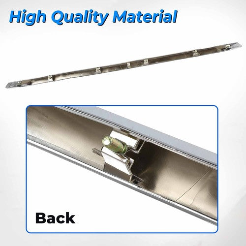 Solid Spare Hood Molding For Toyota Avalon 2005-2010 Front Grille Cover Chrome Trim