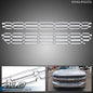 Solid Spare Fit For 16-18 Chevy Silverado 1500 Grille Overlay Cover Snap On Insert Chrome