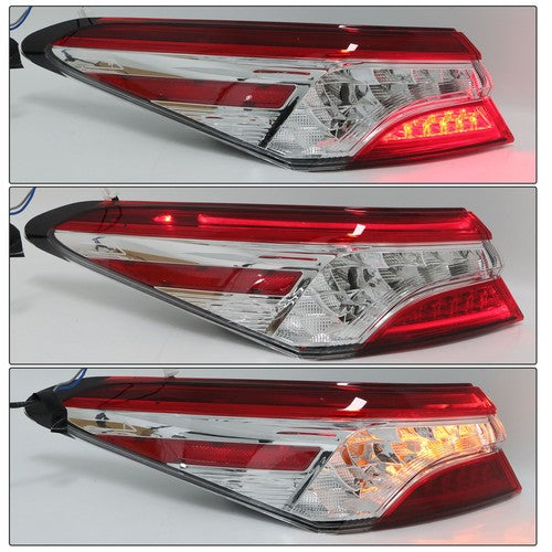 Solid Spare Left Outer Tail Light LED For Toyota Camry XLE XSE 2018-2019 20 Lamp Driver Side