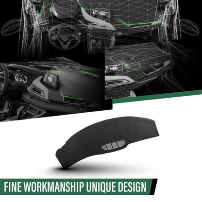 Solid Spare Black TPE Dash Board Cover Overlay Fit For 97-02 Chevy Camaro Pontiac Firebird