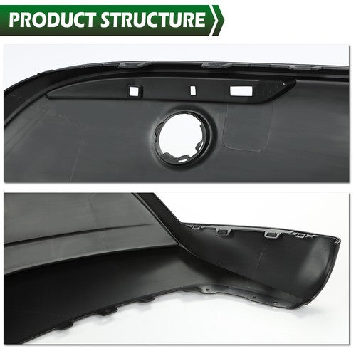 Solid Spare Fit For 2020-2024 Tesla Model Y Rear Bumper Lower Fascia Valance Cover Trim