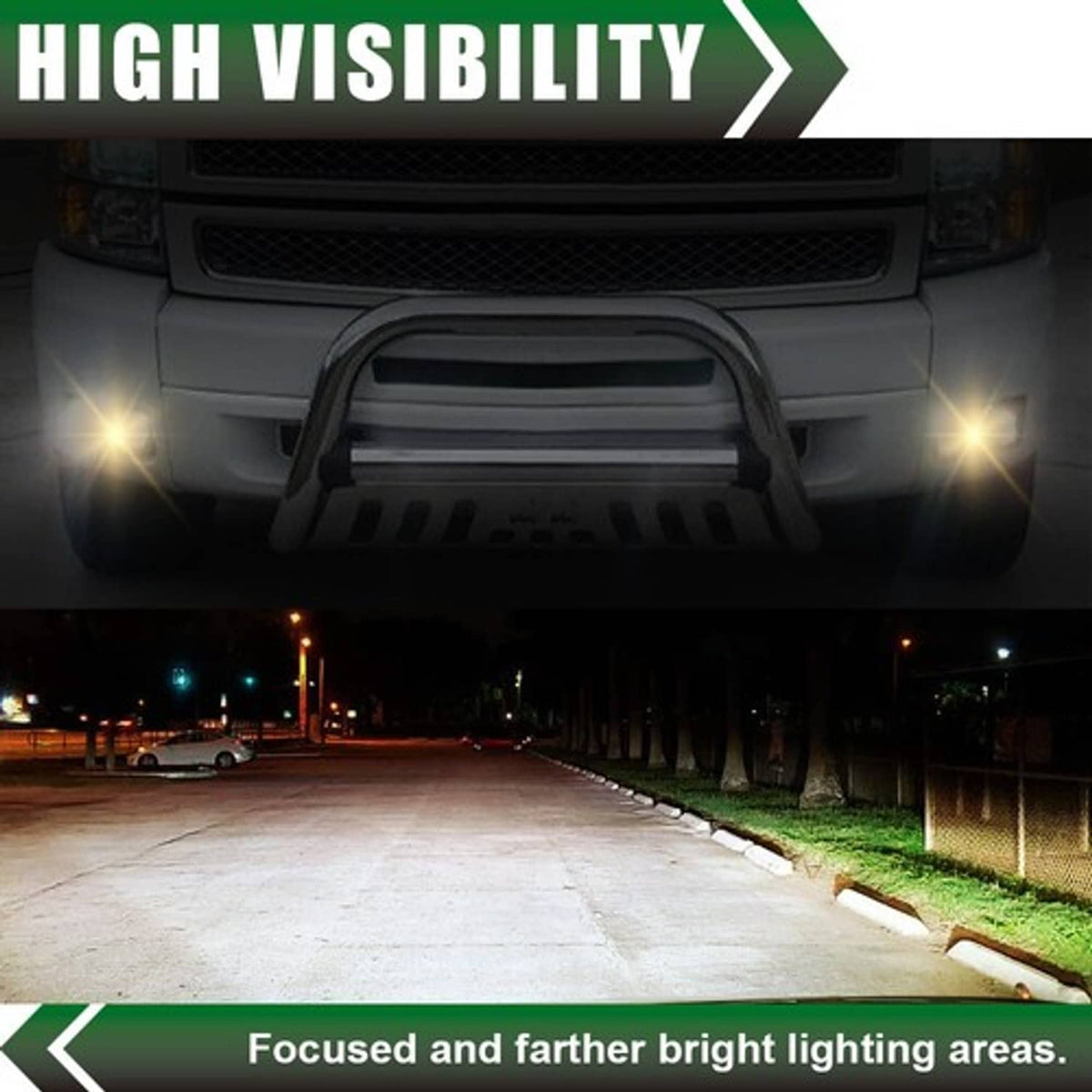 Solid Spare Fit For 2013 2014 2015 Chevrolet Silverado Clear Fog Lights W/Bulb Left+Right