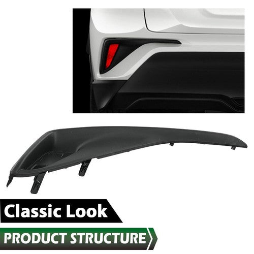 Solid Spare Rear Bumper Face Bar Filler Fit For 2018-2022 Toyota C-HR Left Driver Side