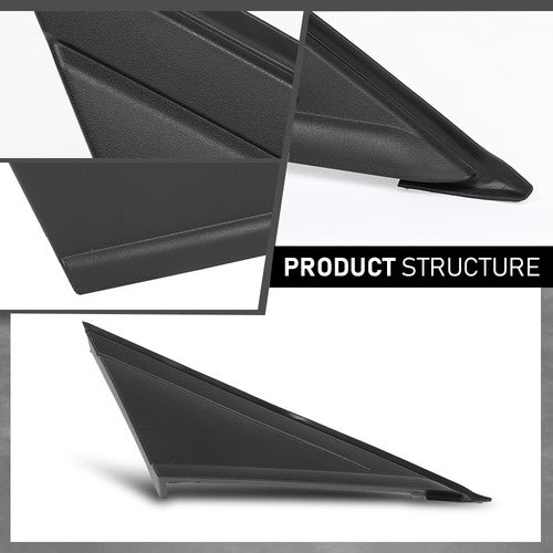 Solid Spare Fit For 2012-2018 Ford Focus Window Molding Fender Corner Molding Cap Right Side