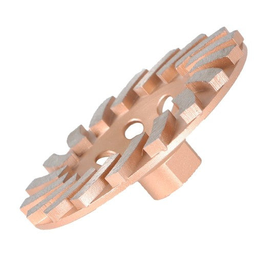 Solid Spare Grinding Wheels 5 Inch Diameter 18 Turbo Diamond Segments 5/8"-11 Arbor
