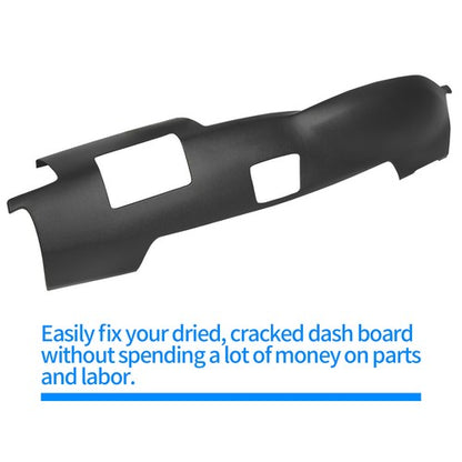 Solid Spare Overlay Dash Cover Dashboard Black For Toyota 4Runner 2003-2009 W/ Speaker Holes