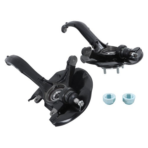 Solid Spare For 08-12 Honda Accord Front Steering Knuckle+Wheel Bearing Hub Assembly 698446