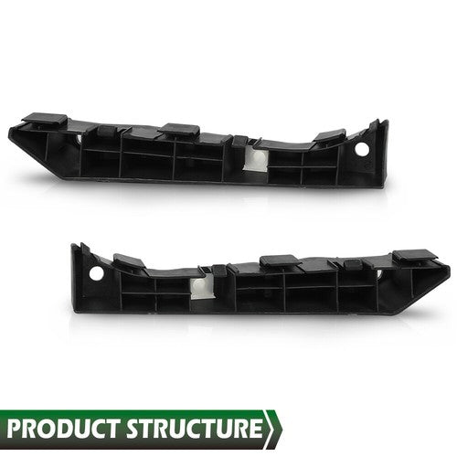Solid Spare Fit For 2006-2011 Hyundai Accent Front Upper Bumper Bracket Left+Right Pair