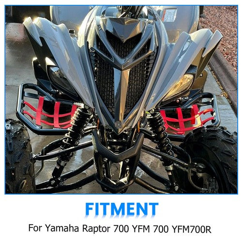 Solid Spare Nerf Bars Side Steps Heel Guards For Yamaha Raptor 700 700R YFM700R All Years
