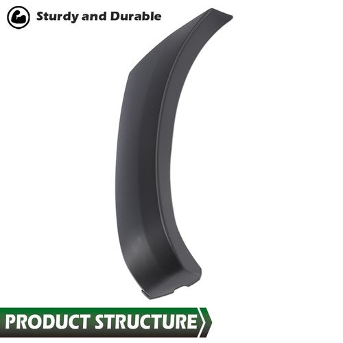 Solid Spare Fit For 2005-2011 Toyota Tacoma Black Front Bumper End Cap Left Side