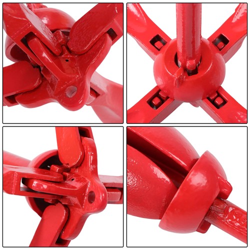 Solid Spare Marine Kayak Anchor Kit 3.3 lb Folding Grapnel Anchor Kit Boat Anchor 2 Pack