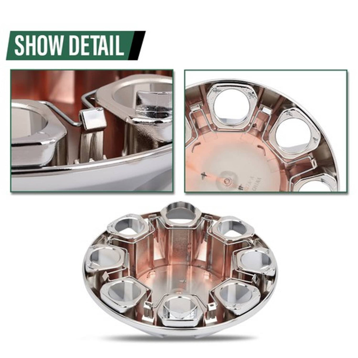 Solid Spare Fit For 15-20 GMC Sierra 2500HD 3500HD Wheel Center Cap 4pcs 22909152
