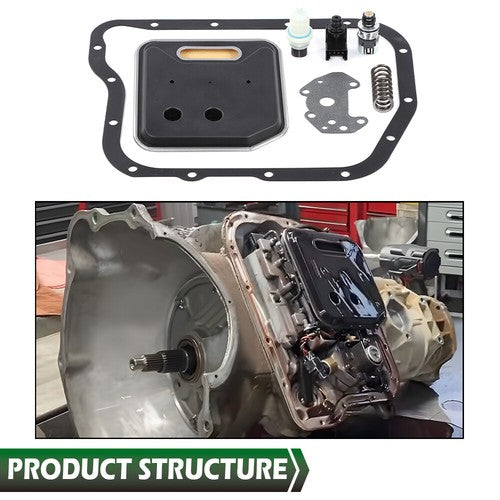 Solid Spare Fit For Dodge Ram 2000+ A518 46RE 48RE Transmission Filter Kit Solenoid &Sensor