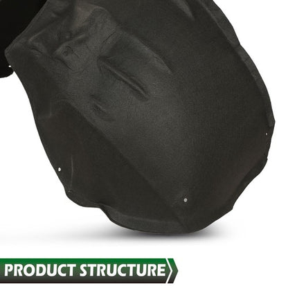 Solid Spare Fit For 2019-2023 Chevrolet Malibu Front Left+Right Fender Liner Splash Shield