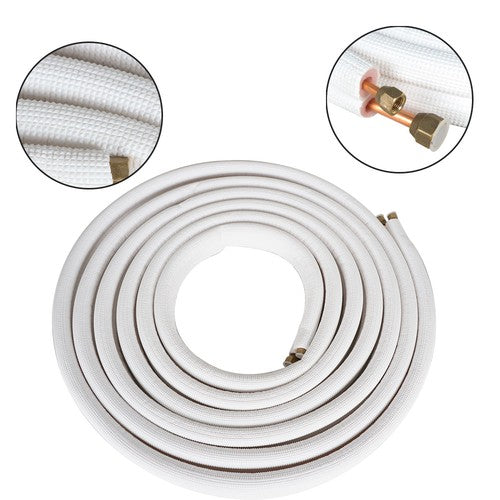 Solid Spare 25FT 1/4In - 3/8In Dia. Air conditioning Cooling connection pipe