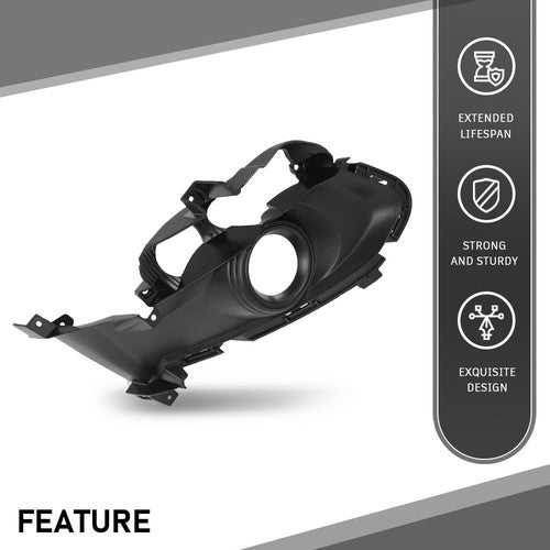 Solid Spare Fit For 2015-2017 Ford Mustang Fog Light Bezel Cover Trim Set Left & Right