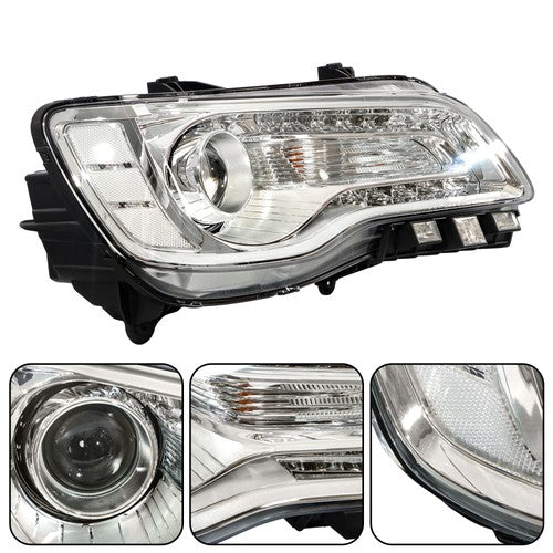 Solid Spare Right Headlight Assembly Halogen For Chrysler 300 2018-2022/Chrysler 300 C 2023