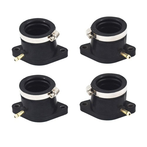 Solid Spare 4 Pcs Carburetor Intake Manifold Boot Joint Carb Holder For1982 83 Yamaha XJ650