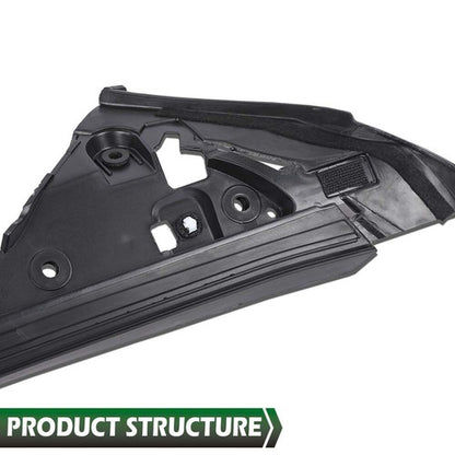 Solid Spare Fit For 2011-2019 Ford Explorer Windshield Inner Trim Pillar Molding Left Side
