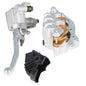 Solid Spare For Honda CR125R 250R CRF250X 450X Front Master Cylinder Lever + Brake Caliper