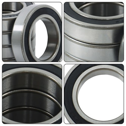 Solid Spare 6009-2RS Deep Groove Ball Bearings 10pcs 45mm Inner Dia 75mm OD 16mm Bore Sealed