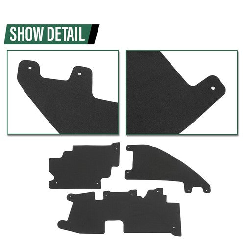 Solid Spare Fit For 09-14 Ford F-150 & Raptor Radiator Grille Air Deflector Set w/ Fasteners