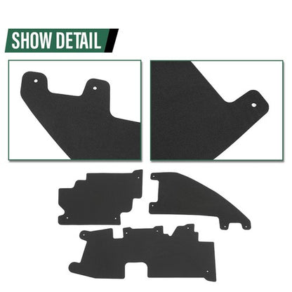 Solid Spare Fit For 09-14 Ford F-150 & Raptor Radiator Grille Air Deflector Set w/ Fasteners
