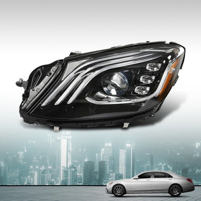 Solid Spare LED Headlight Left Side Fit For 2018-2021 Mercedes-Benz S Class W222 S560 S63