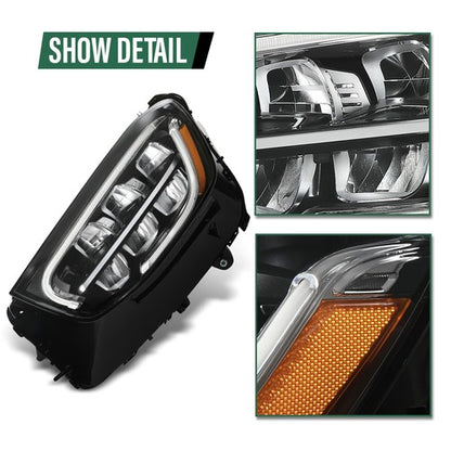 Solid Spare LED Headlight Fit For 2020-2022 Mercedes-Benz GLC-Class W/O Adaptive Left Side
