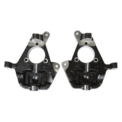 Solid Spare Black 2" Drop Lowering Spindles For Chevy GMC Silverado Sierra 1500 1999-2006