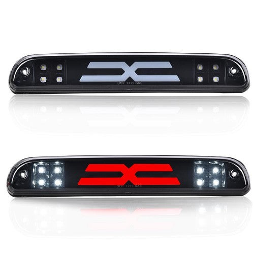 Solid Spare Fit For 1999-2016 Ford F250 F350 Super Duty LED 3rd Brake Light Cargo Lamp Black