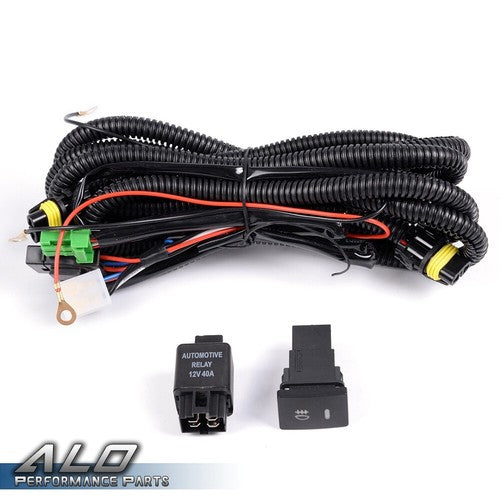 Solid Spare Fit For 2006-2008 Toyota RAV4 Pair Clear Front Bumper Fog Lights Driving Lamps