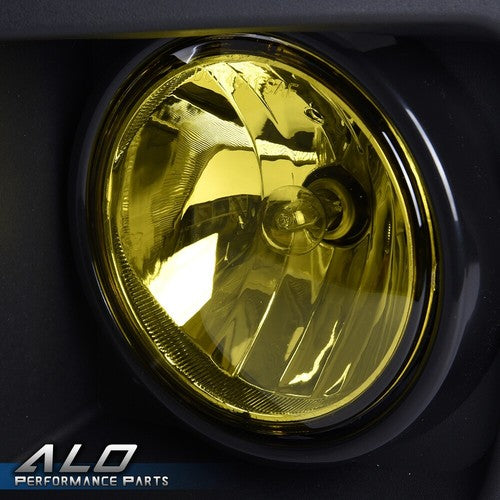 Solid Spare Fit For 14-2015 GMC Sierra 1500 Left & Right Side Yellow Lens Bumper Fog Lights