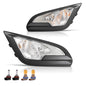 Solid Spare Fit For 18-22 Ford EcoSport Front Bumper Fog Lights Driving Lamps W/ Bulbs