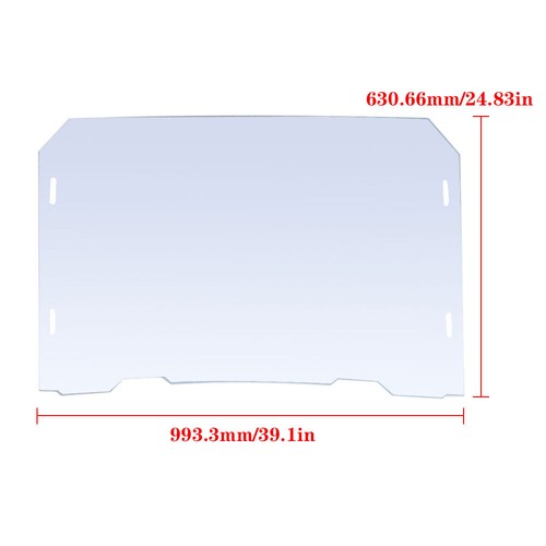 Solid Spare For Polaris RZR 570 800S 800 XP 900 2008-2014 Full Windshield Polycarbonate UTV