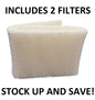 Solid Spare Humidifier Filter for Essick Air MoistAir EF1, EF21 (2 Pack)