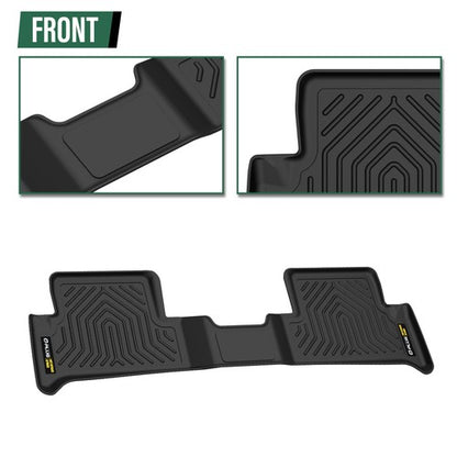 Solid Spare TPE Floor Mat Fit For 15-22 Chevy Colorado GMC Canyon Extended Cab 2nd Row
