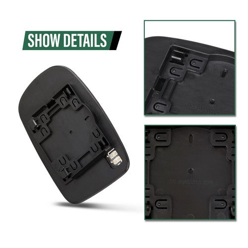 Solid Spare Fit For 11-21 Chrysler 200 300 Dodge Charger Mirror Glass Heated Right Side