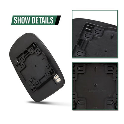 Solid Spare Fit For 11-21 Chrysler 200 300 Dodge Charger Mirror Glass Heated Right Side