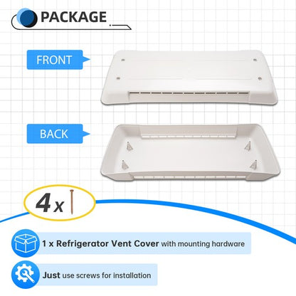 Solid Spare RV Camper Top Roof Refrigerator Vent Cover For Dometic Refrigerator Vent #65528