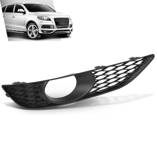 Solid Spare Fit For 2010-2015 Audi Q7 Sportback Front Bumper Fog Light Bezel Lamp Trim Right