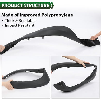 Solid Spare Fit For 16-23 Toyota Tacoma Right Passenger Front Fender Flare Molding Trim