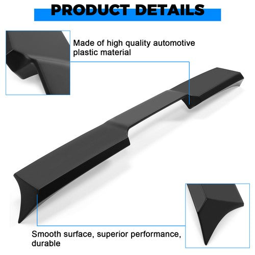 Solid Spare For Toyota Tundra 2014-2021 Roof Rear Cab Spoiler Wing Replace for 985399