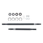 Solid Spare 20377G11 Rear Axle Shaft 20377G12 24 Spline 1994-2013 For EZGO TXT Golf Cart