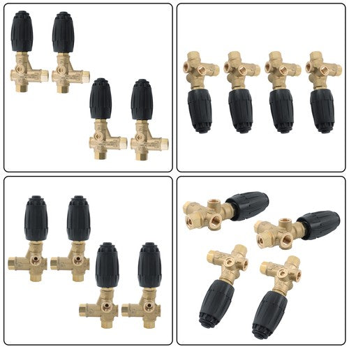 Solid Spare 4 Pack Unloader Valve VRT3-310 8GPM 3/8" FNPT 4350PSI Pressure Washer Pump