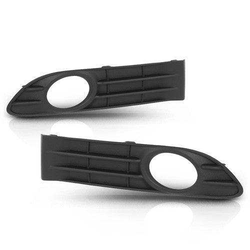 Solid Spare Fog Light Cover Bezel Trim Left+Right Side Fit For 2008-2012 Volvo S40 V50 S50